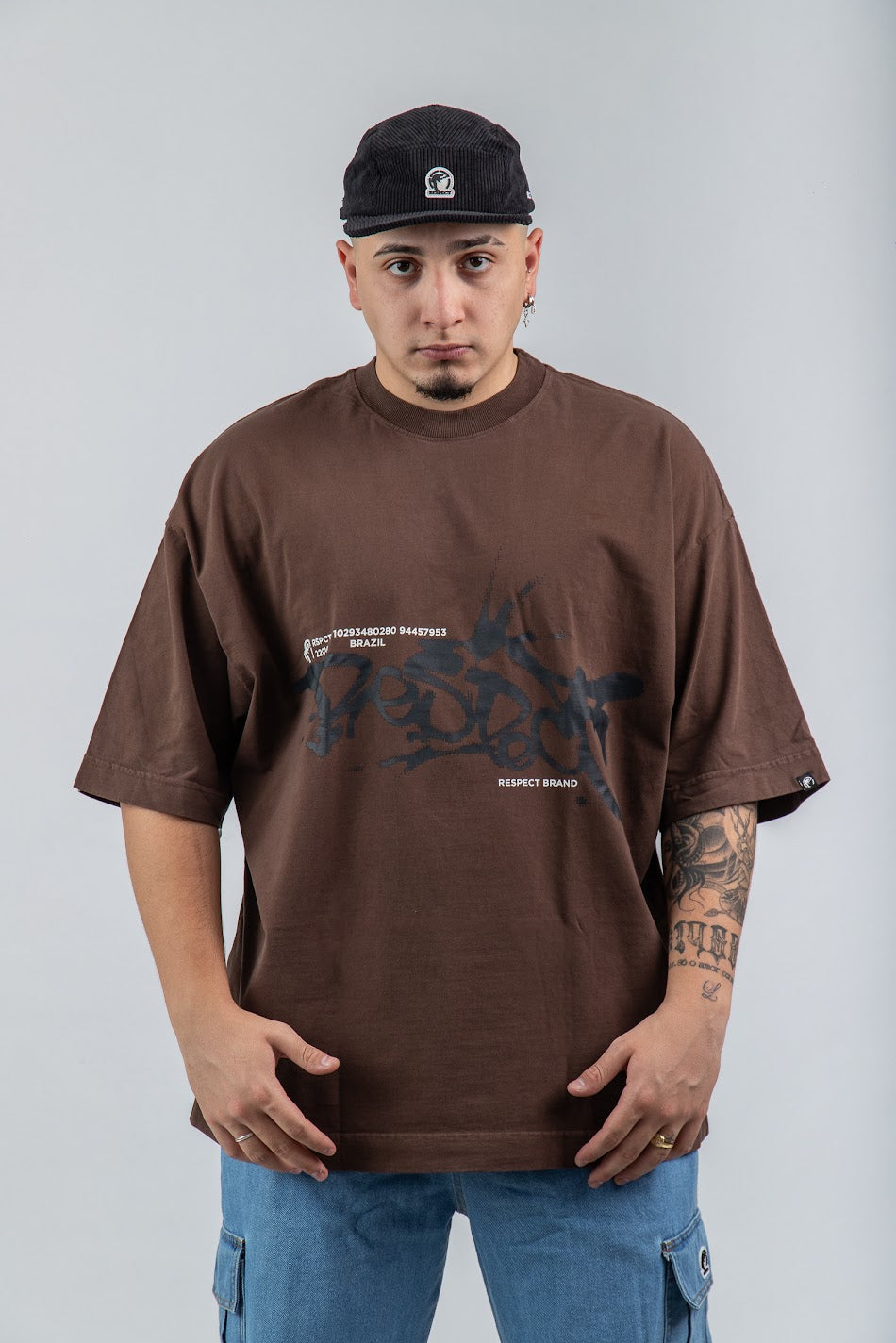Camiseta Oversized Respect Pixe