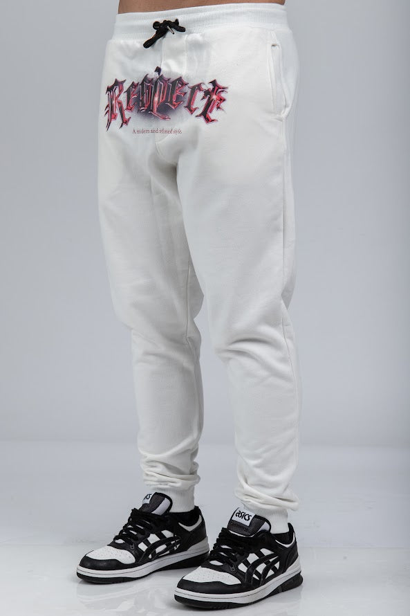 Calça Moletom Refined Style Off-White
