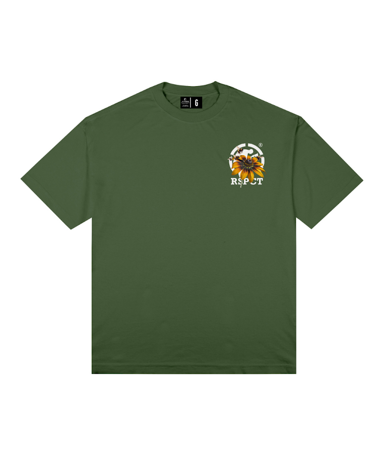 Camiseta Oversized Respect Girassol