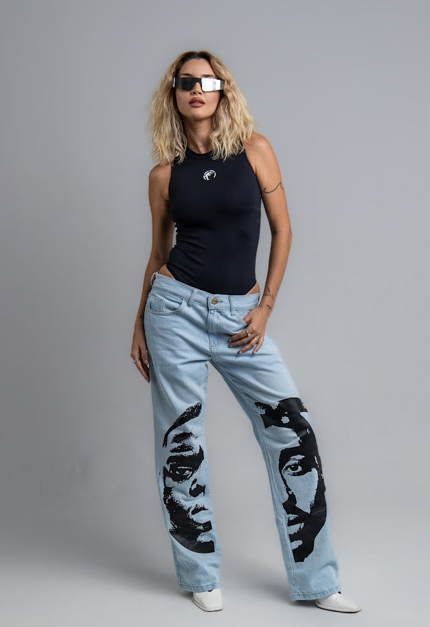 Calça Reta 2Pac and Big Jeans