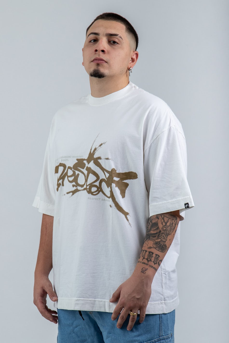 Camiseta Oversized Respect Pixe