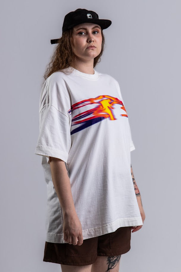 Camiseta Oversized Mancha Amarela