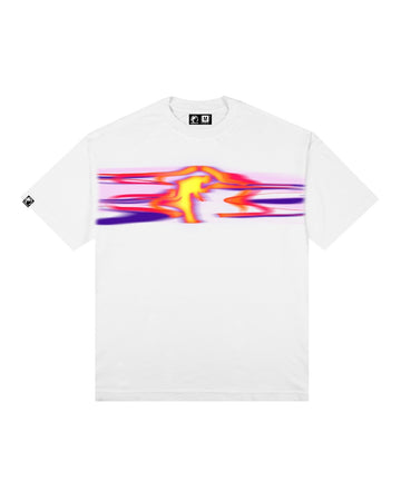 Camiseta Oversized Mancha Amarela