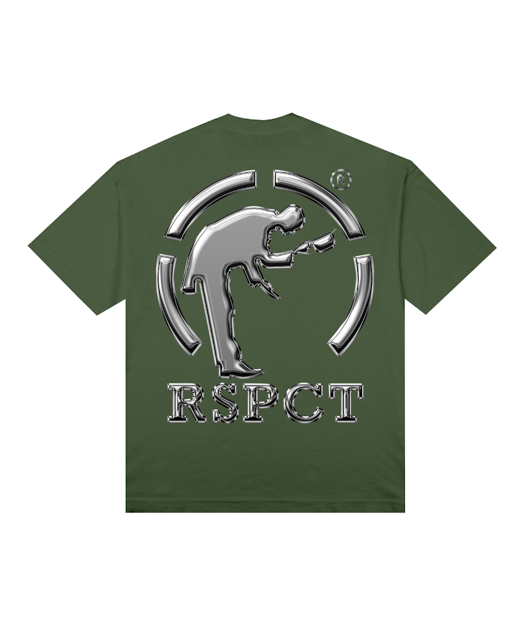 Camiseta Oversized Logo Prata