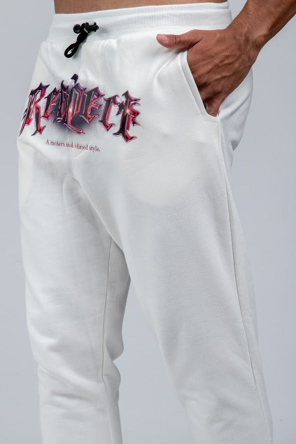 Calça Moletom Refined Style Off-White