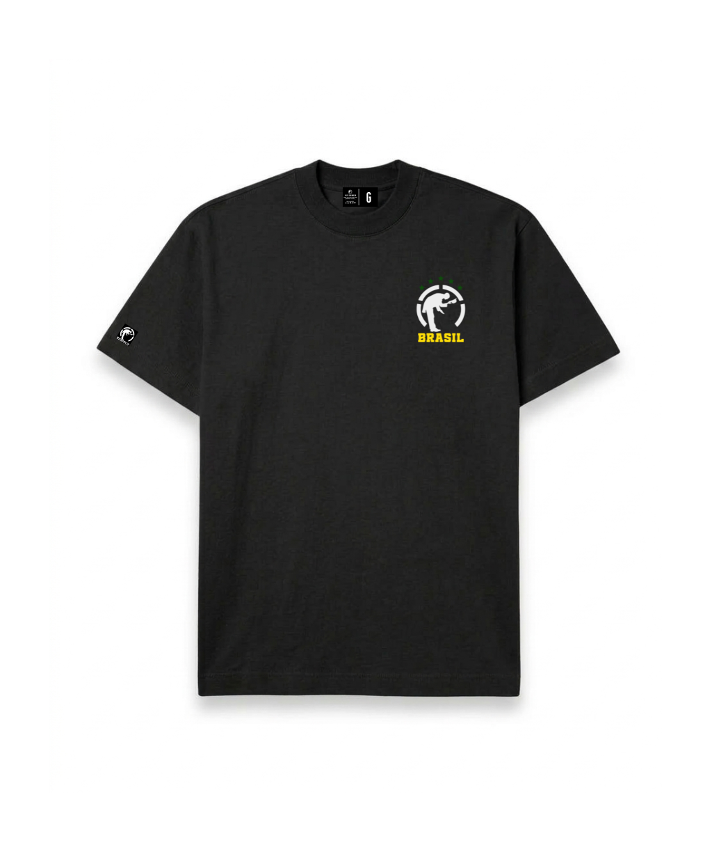 Camiseta Regular Logo Brasil Respect