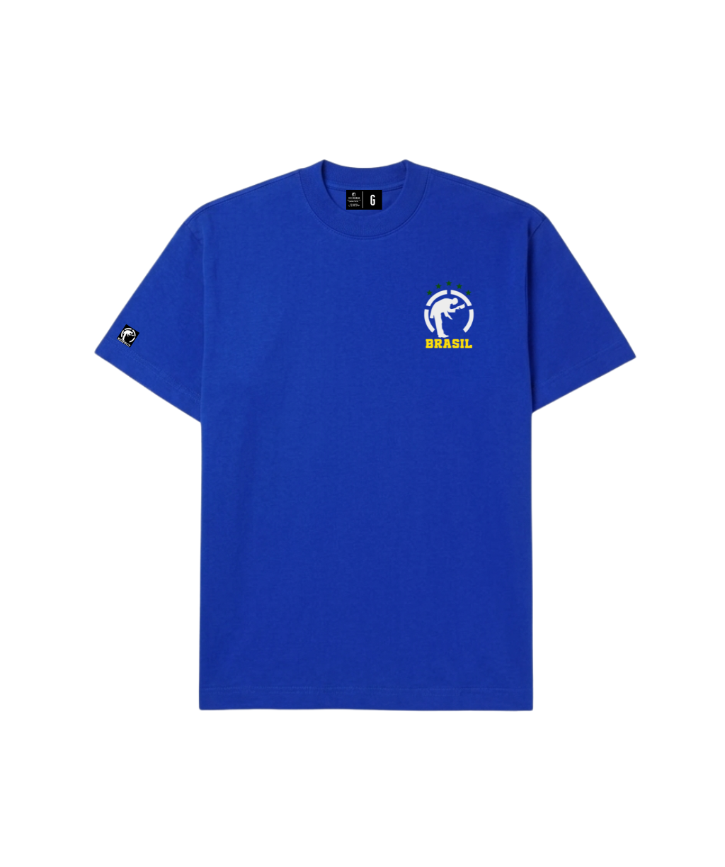 Camiseta Regular Logo Brasil Respect