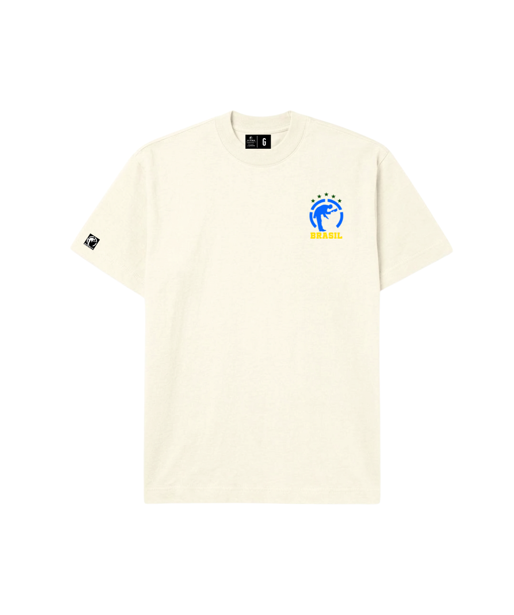 Camiseta Regular Logo Brasil Respect
