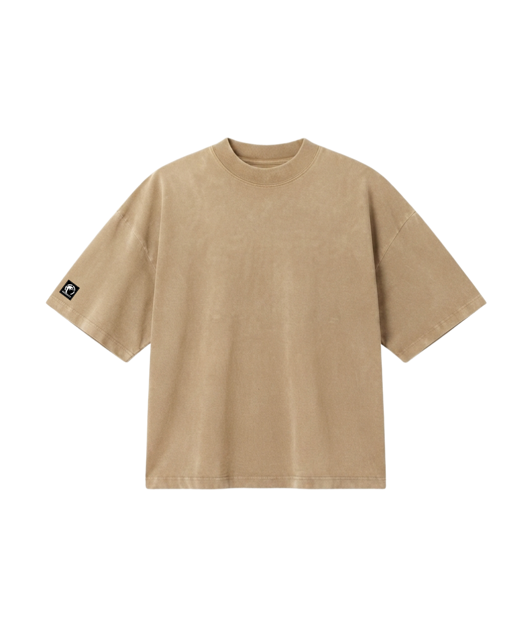 Camiseta Oversized Minimal Iron Texture