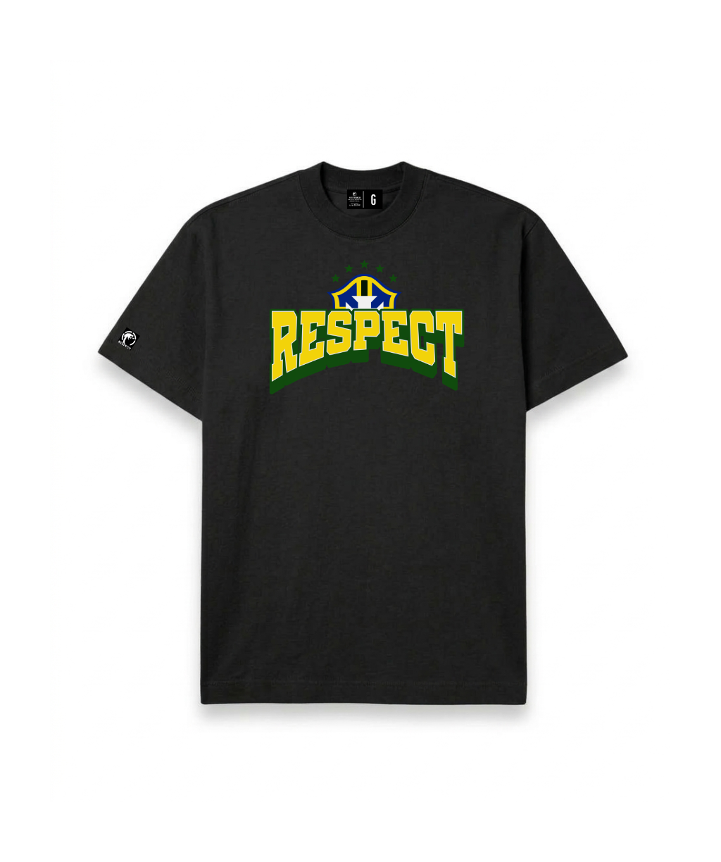 Camiseta Regular Respect Brasão