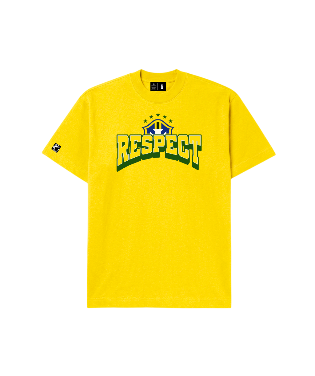 Camiseta Regular Respect Brasão