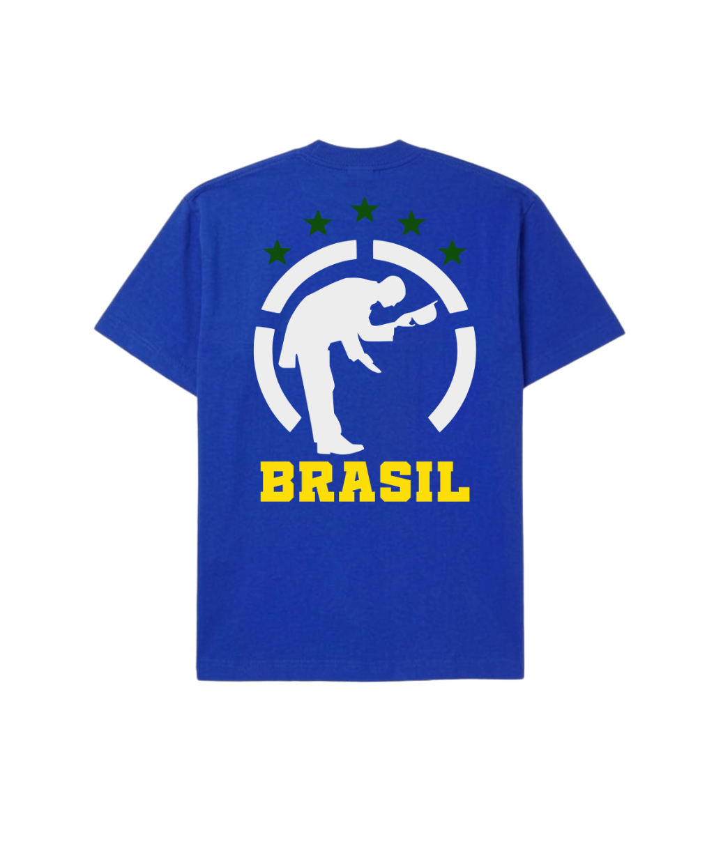 Camiseta Regular Logo Brasil Respect