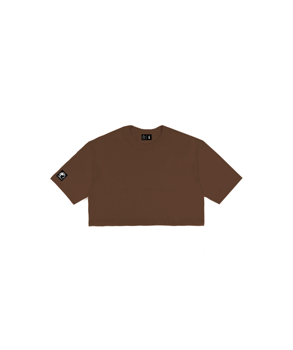 Cropped Oversized Minimal Lady