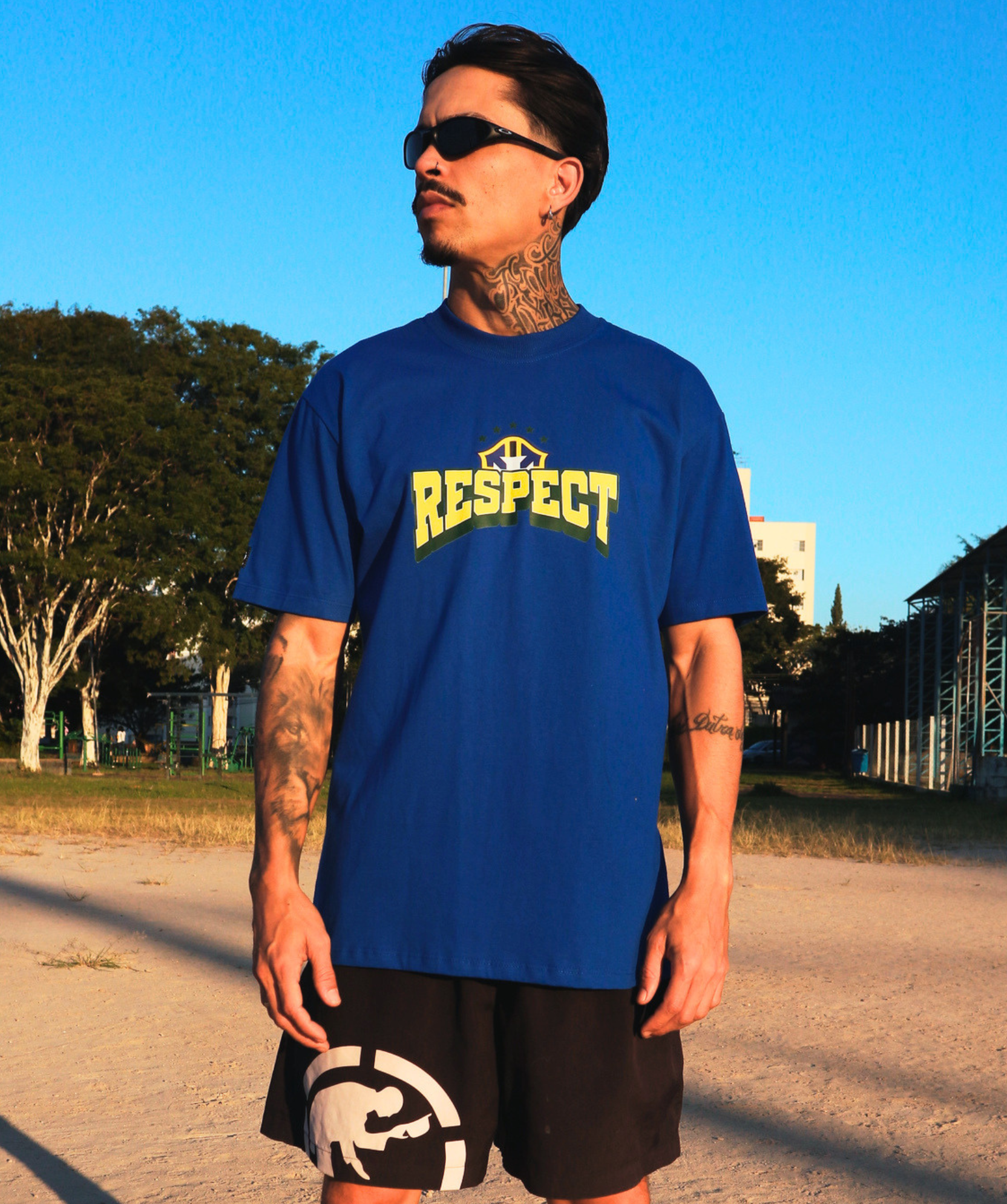 Camiseta Regular Respect Brasão